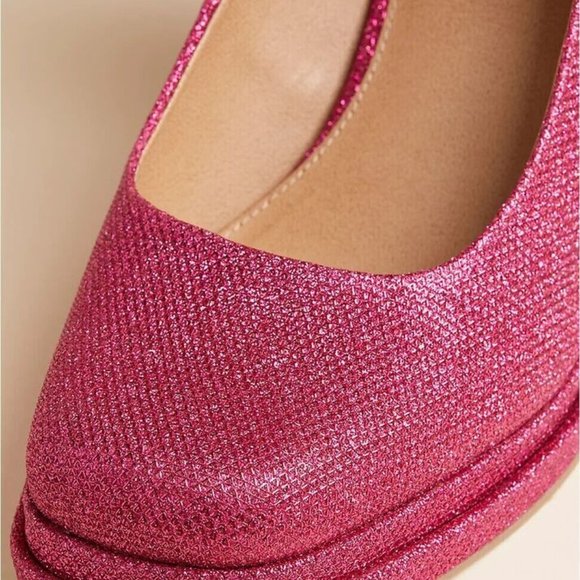 Torrid Betsey Johnson Pink Bow Back Heels Shoes 12WW - Picture 3 of 8